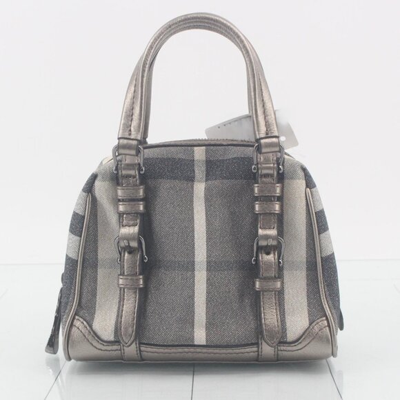 Burberry Shimmer Check Sophie Bowler Bag - Picture 1 of 13